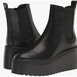 New Nine West Henrita 3 Women's Platform Wedge Boots Size 8.5